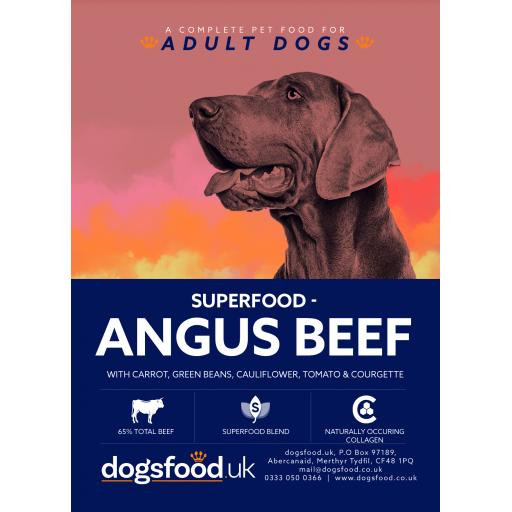 Superfood 65 Angus Beef Adult Dog Food