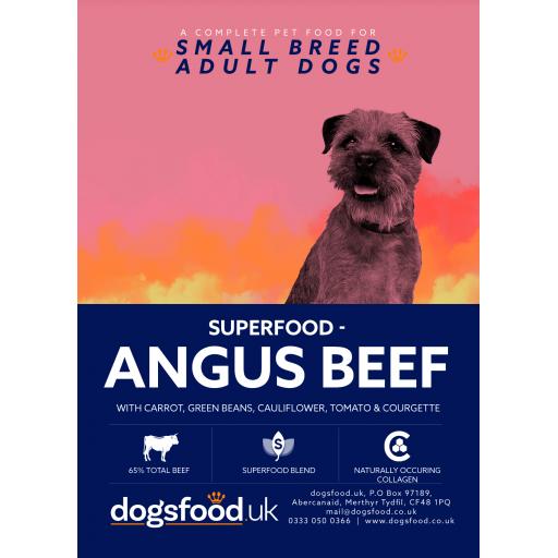 Superfood 65 Angus Beef Adult Dog - Small Breed