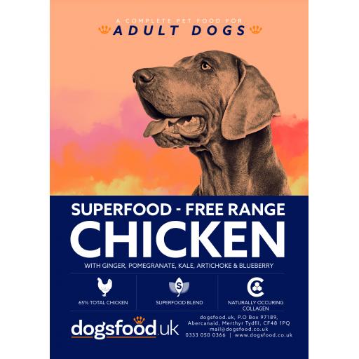 Superfood 65 Free Range Chicken Adult Dog Food
