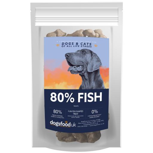 Grain Free 80% Fish Dog Treats 500g Bag